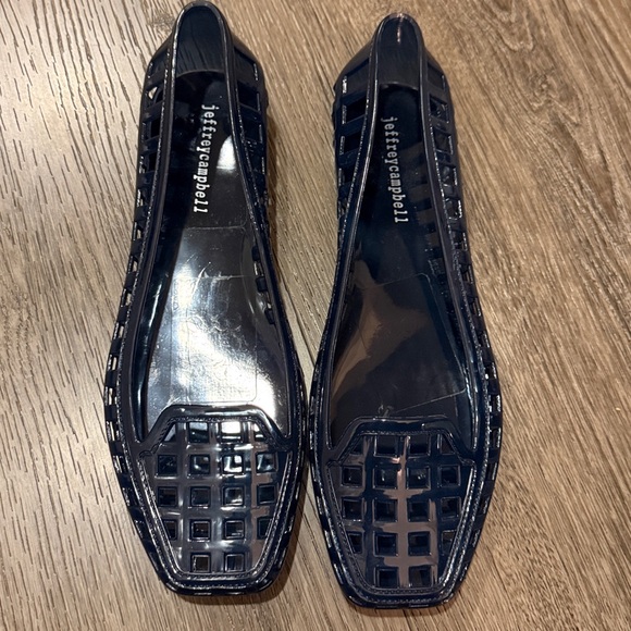 Jeffrey Campbell Sunnie Flats in Navy Blue size 38 - Picture 5 of 7